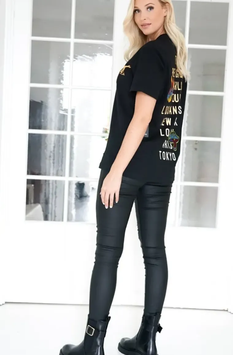 True Religion - Patch Short Sleeve Tee - Black