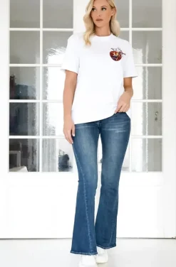 True Religion - Patch Short Sleeve Tee - White