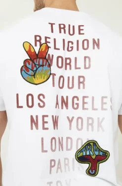 True Religion - Patch Short Sleeve Tee - White