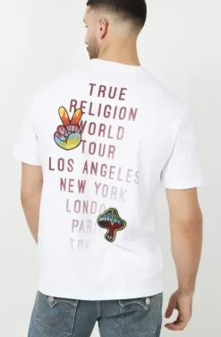True Religion - Patch Short Sleeve Tee - White