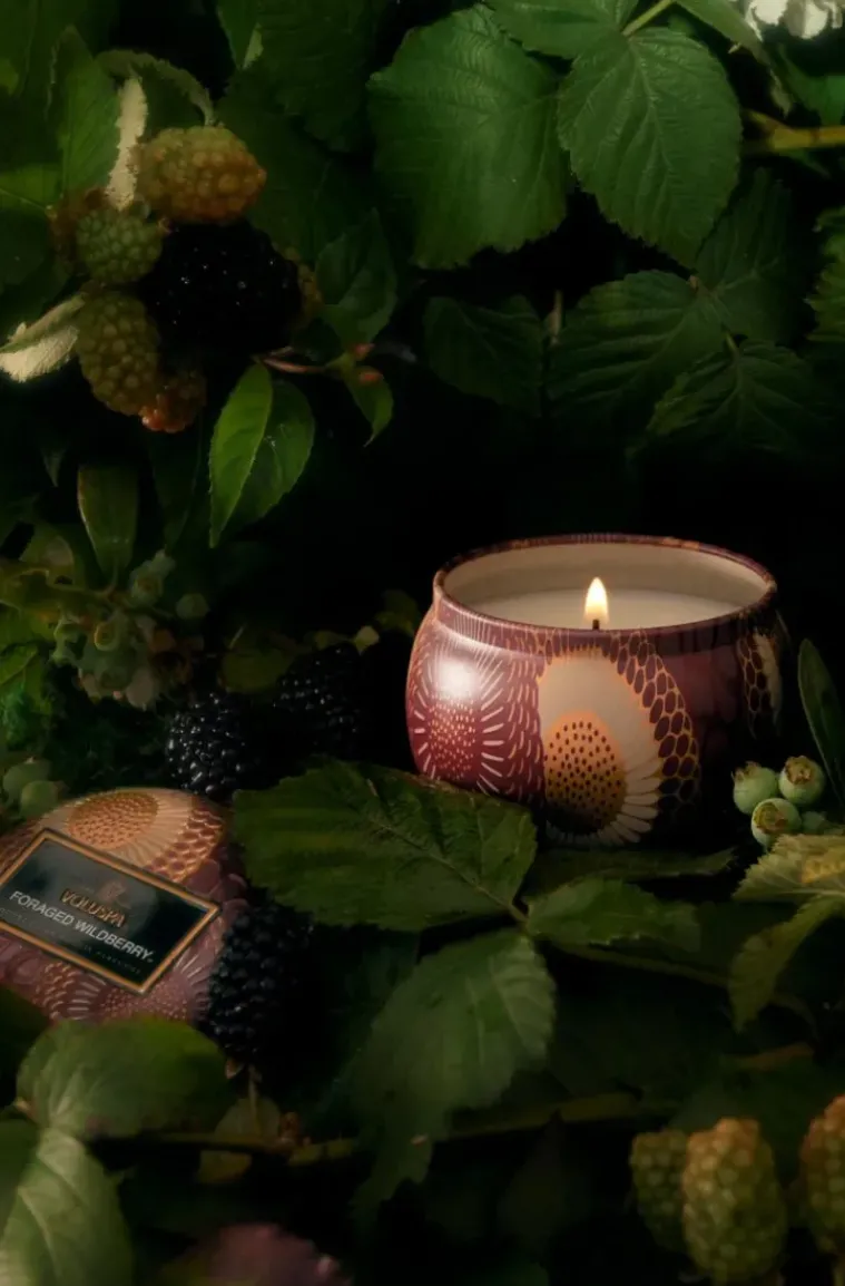 Voluspa - Foraged Wildberry Mini Decorative Tin Candle