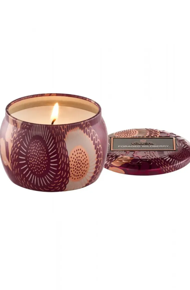 Voluspa - Foraged Wildberry Mini Decorative Tin Candle
