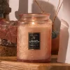 Voluspa - Kalahari Watermelon Large Glass Jar with Metallic Lid