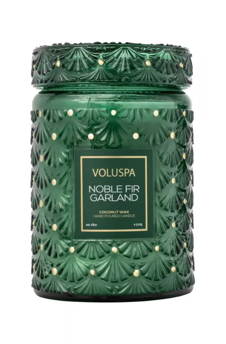 Voluspa - Noble Fir Garland Large Jar Candle